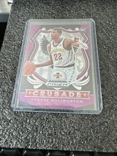 Tyrese Haliburton RC 20-21 Purple Wave Prizm Draft Picks Crusade #90 Pacers