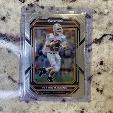 2023 Panini Prizm Draft Picks - Silver Prizm #82 Peyton Manning Indy Colts HOF
