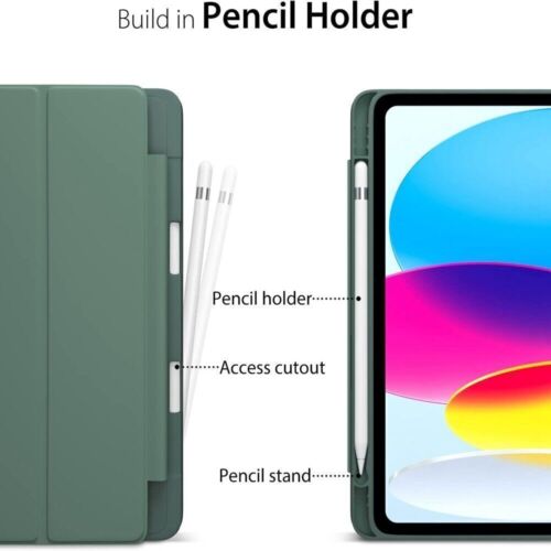 Smart Case For iPad 10/9/8/7/6/5th Gen Pro 11 12.9 Air 4/5th with Pencil Holder - Picture 42 of 51