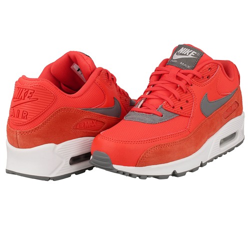 Nike Air Max 90 Max Naranja/Gris Frío-Blanco 325213-801 Mujer Talla 9.5 Retro - Imagen 3 de 6