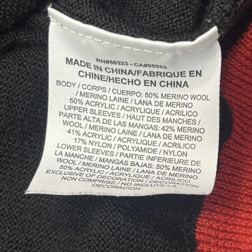 Свитер мужской Nike Tiger Woods Collection большой черный мериносовая шерстяная смесь для гольфа - Изображение 3 из 4