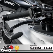 CFMoto 2025 675SS CNC Billet Aluminum Adjustable Lever Set Black Left & Right