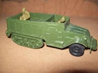 Original vintage Marx WW2 Battleground playsetshatd plasti  Army halftrack +