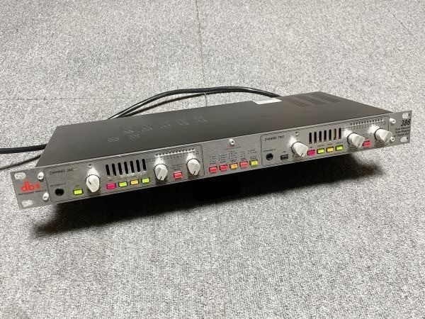 dbx 386 デュアルチャンネルアンプ DBX 386 Dual Vacuum Tube Mic Preamp with digital out