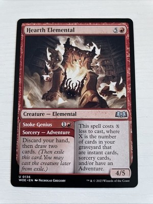 Hearth Elemental - Wilds of Eldraine #136 Regular magic mtg