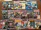 Vintage Lot Of 18 DC Comic Books Golden Silver Age Batman Superman Teen titans