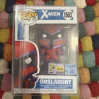 SDCC 2025 FUNKO POP! MARVEL X-MEN ONSLAUGHT 1503 CON STICKER Sorry Hand Broken