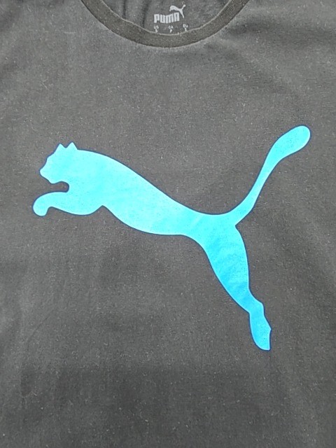 Puma Boys Black Sport Graphic T-Shirt Size S Regular Crew Neck image 8