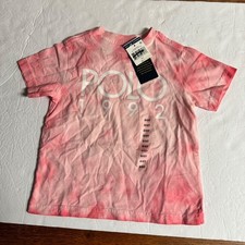 Polo Ralph Lauren Kids Tie Dye T-Shirt Set Pink White 1992 Graphic 2T NWT