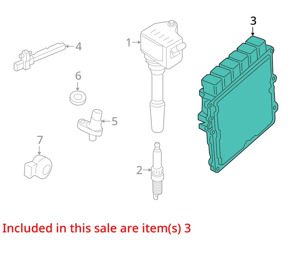 2019–2022 BMW X7 G07 OEM БЛОК УПРАВЛЕНИЯ КОНДИЦИОНИРОВАНИЕМ/ТЕПЛОМ 6411160466 - Изображение 4 из 4