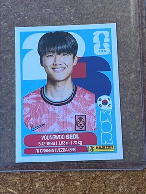 2026 Panini FIFA World Cup Soccer Sticker US Edition # KOR 6 Youngwoo Seol