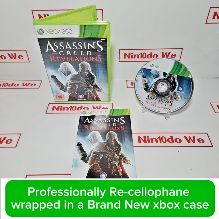 Assassin's Creed: Revelations (Xbox 360) PROFESSIONALLY WRAPPED IN REPLACED CASE