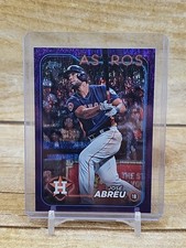 2024 Topps Series 2 #410 Jose Abreu Purple Foil /799 Houston Astros