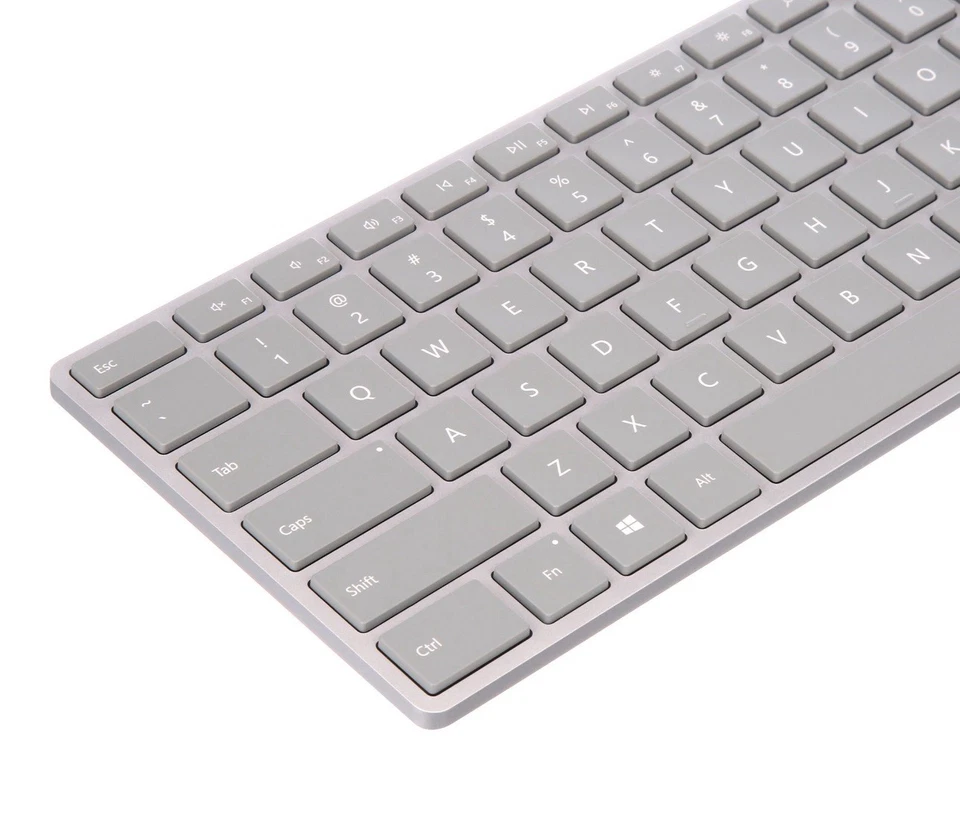 Open box Microsoft Surface Keyboard Model 1742 Wireless Silver Gray - Image 4 of 4