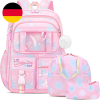 Schulrucksack MäDchen Set 3 In 1 Mit Lunchtasche FedermäPpchen, Rucksack Schule