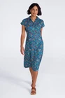 Mountain Warehouse Womens Vienna Shirt Dress Ladies Printed Lightweight Gown