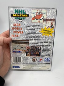 NHL All-Star Hockey (Sega Saturn, 1995) CIB Complete Authentic Tested