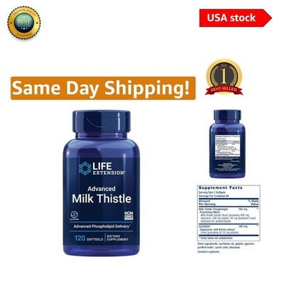 Advanced Milk Thistle Supplement: Enhanced Detox & Liver Health, 120 Softgels
