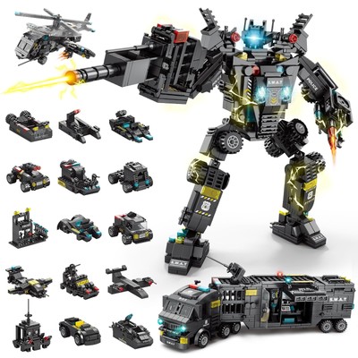 700 Stck. MINT Roboter Baustein Spielzeug für Jungen Alter 6 7 8 9 10 11 12,51