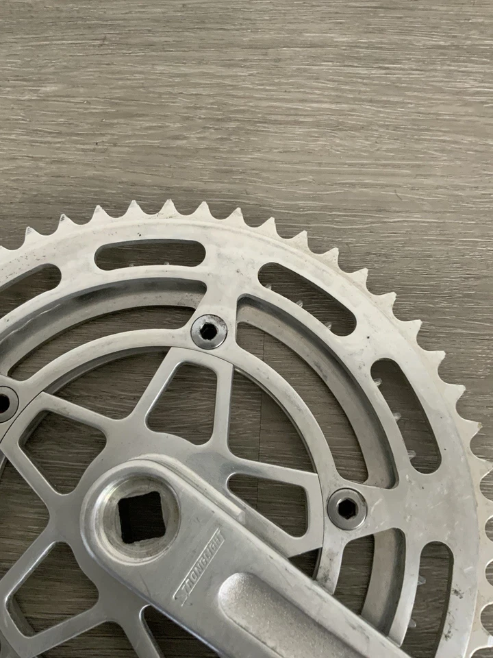 强光曲柄蜘蛛带环双 53-42 牙 170 毫米法国踏板 THREA — 第 3/4 张图片