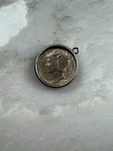 Wells Sterling 1944 Mercury Dime Phone Call Charm
