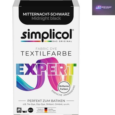 Creative Midnight Black Farbstoffpulver - 150g für alle Stoffarten, allergikerfreundlich