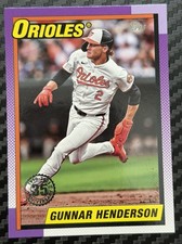 2025 Topps Series 1 1990 Topps T90-32 Gunnar Henderson, Baltimore Orioles