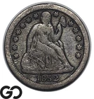 1852 Seated Liberty Dime