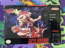 Fatal Fury (Super Nintendo Entertainment System, 1992) Game & Box Only