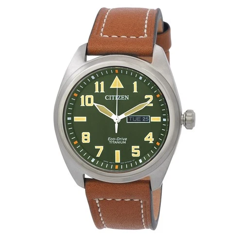 Citizen Eco-Drive Garrison Avion Super Titanium Mens Watch BM8560-02X