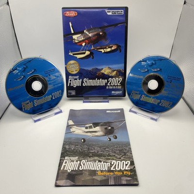Microsoft Flight Simulator 2002 für PC CD - komplett mit Discs & Handbuch 