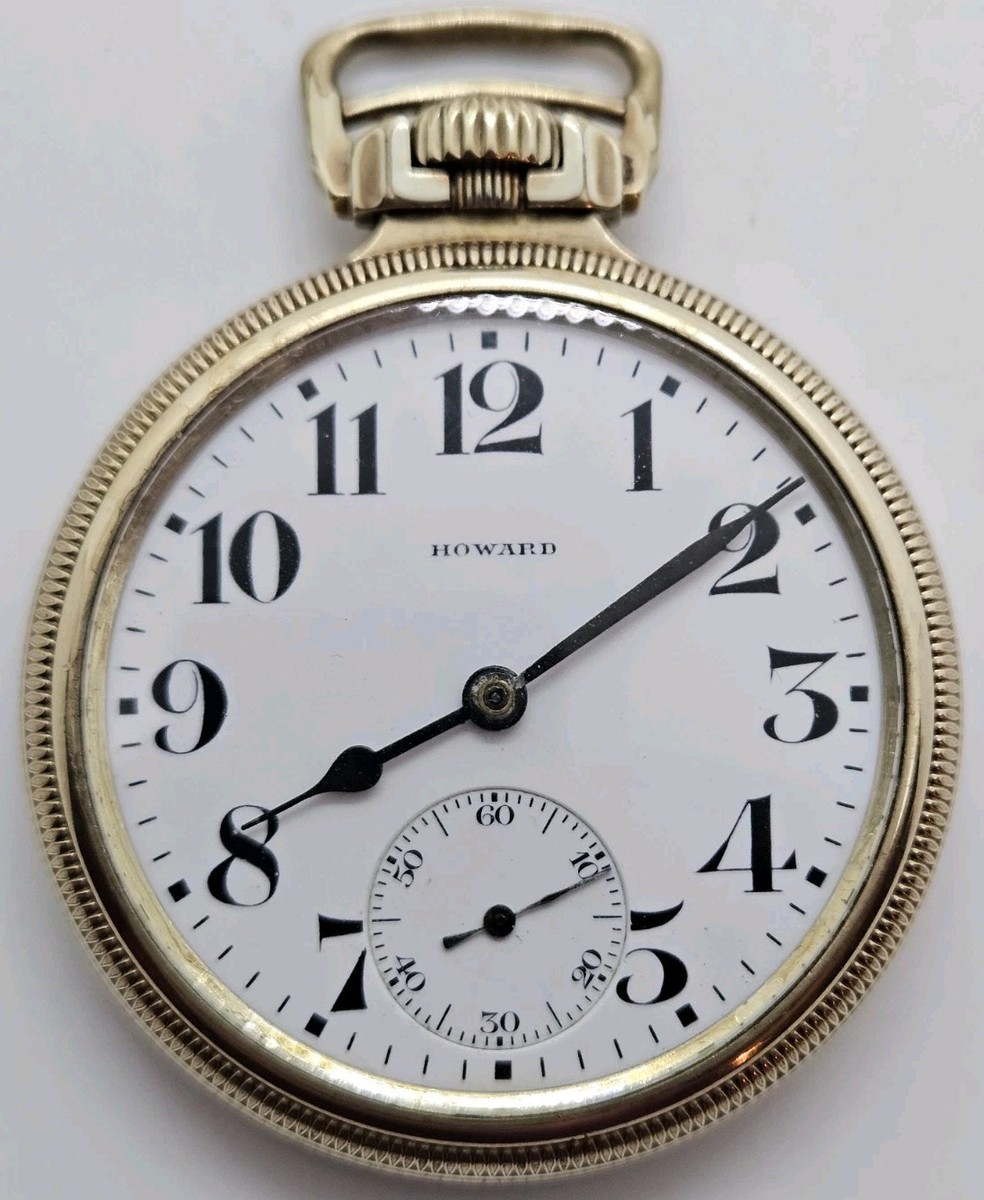 Gold Filled E Howard Watch Co 1919 HOWARD Watch RAILROAD