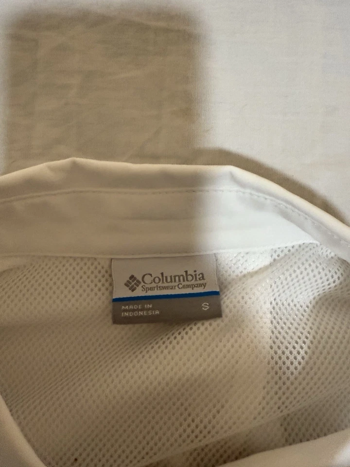 Camisa Columbia PFG para mujer talla pequeña blanca nueva con etiquetas 171 Foto 2 de 4