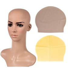 Skinhead Cap Fake Bald Head Costume Scalp Cover for Party Cosplay Men Ladies