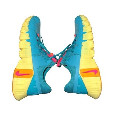 Nike Free Metcon 5 Mens 10 Pre-Owned Dusty Cactus Blue Training Shoes DV3949-302