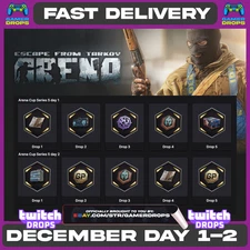 ESCAPE FROM TARKOV ARENA TWITCH DROPS -DECEMBER, CUP SERIES 5, DAY 1+2 + MORE