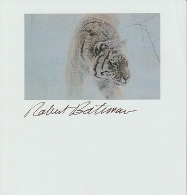 Robert Bateman, orig sign kleines Druckbild