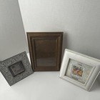Family Occasions Sunday Dinner 5x5 White Matte Wood Frame Ornate Floral — photo 1