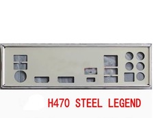 Shield I/O IO Backplate For ASRockH470 STEEL LEGEND Motherboard