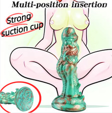 Silicone Huge Realistic Thick Big Penis Dildo Dong Anal G-spot Sex Toy for Women