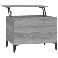 Couchtisch Grau Sonoma 60X44,5X45 Cm Holzwerkstoff