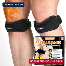 Patella Band - Patellar Tendon Support Strap, 2 Pack Knee Brace for Men and Wome