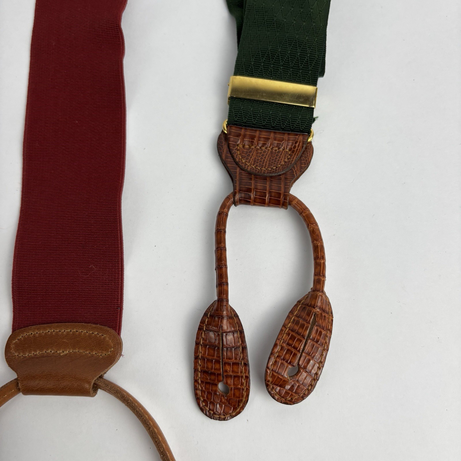 Trafalgar Y-Back Button Down Adjustable Suspender… - image 2