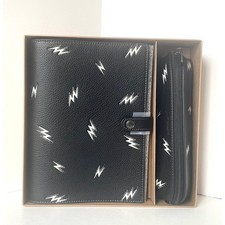 Coach Notebook Pencil Case Set CDC87 Lightning Bolt Print Boxed Gift