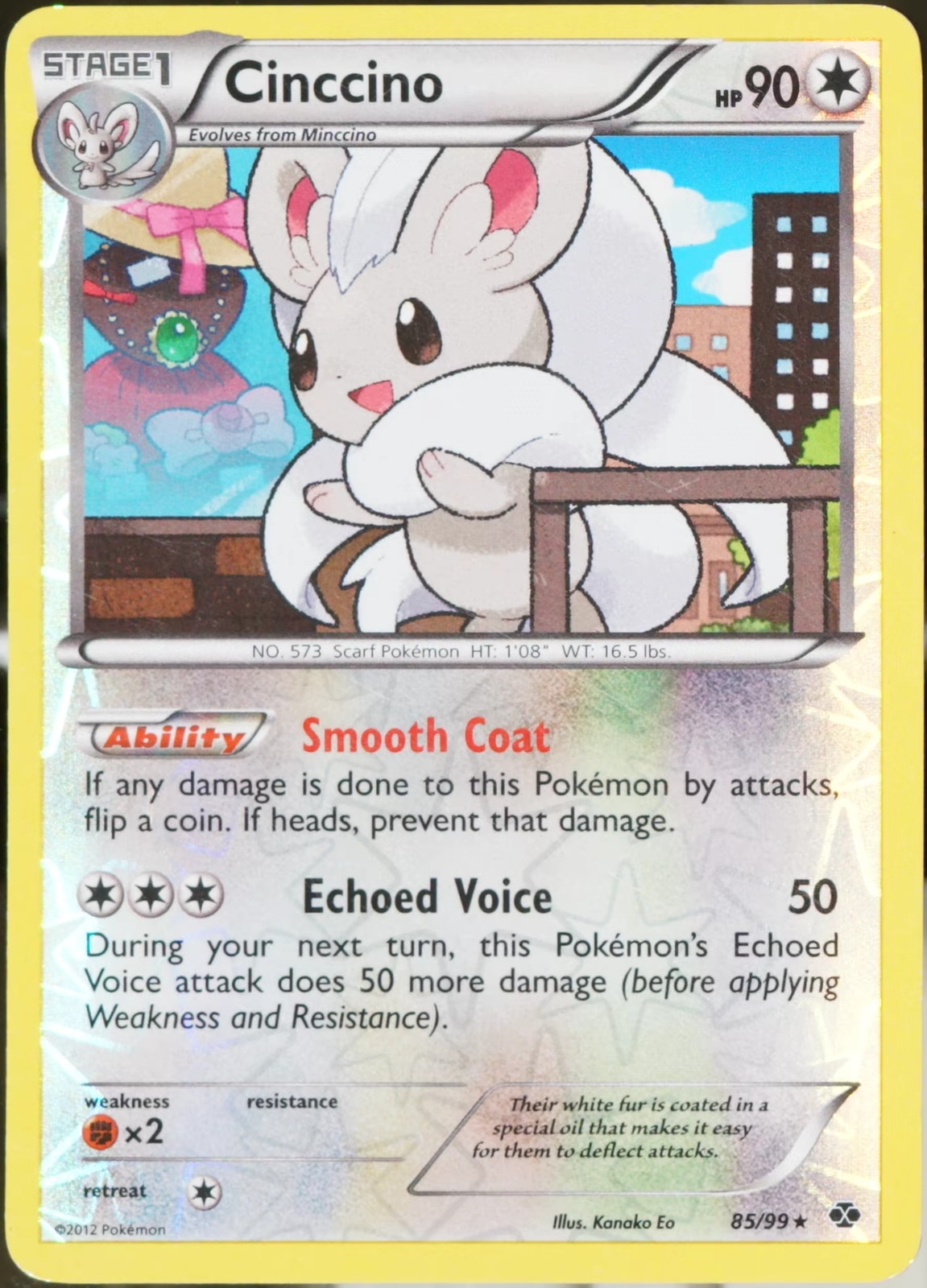 Next Destinies #85 Cinccino Pokemon EX