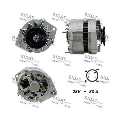 Generator Sidat A24BH0103A2 für Iveco Scania