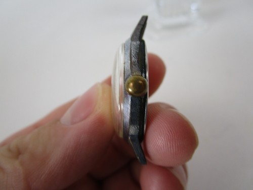 Vintage Westclox Gold Tone 17 Jewels Waterproof Mens Wrist Watch Parts Repair - Picture 11 of 15