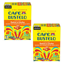 Cafe Bustelo Dulce de Leche Medium Roast Keurig K-Cup Coffee Pods - 22ct 2pack
