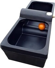 30 Gallon Black Water Trough Horse Cattle Drinker Agricultural Farm Use