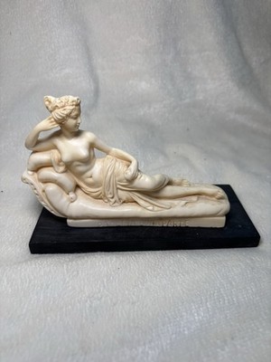 Vintage A. Santini Italy''Paolina Bonaparte as Venus Victrix'' Statue Italian MCM